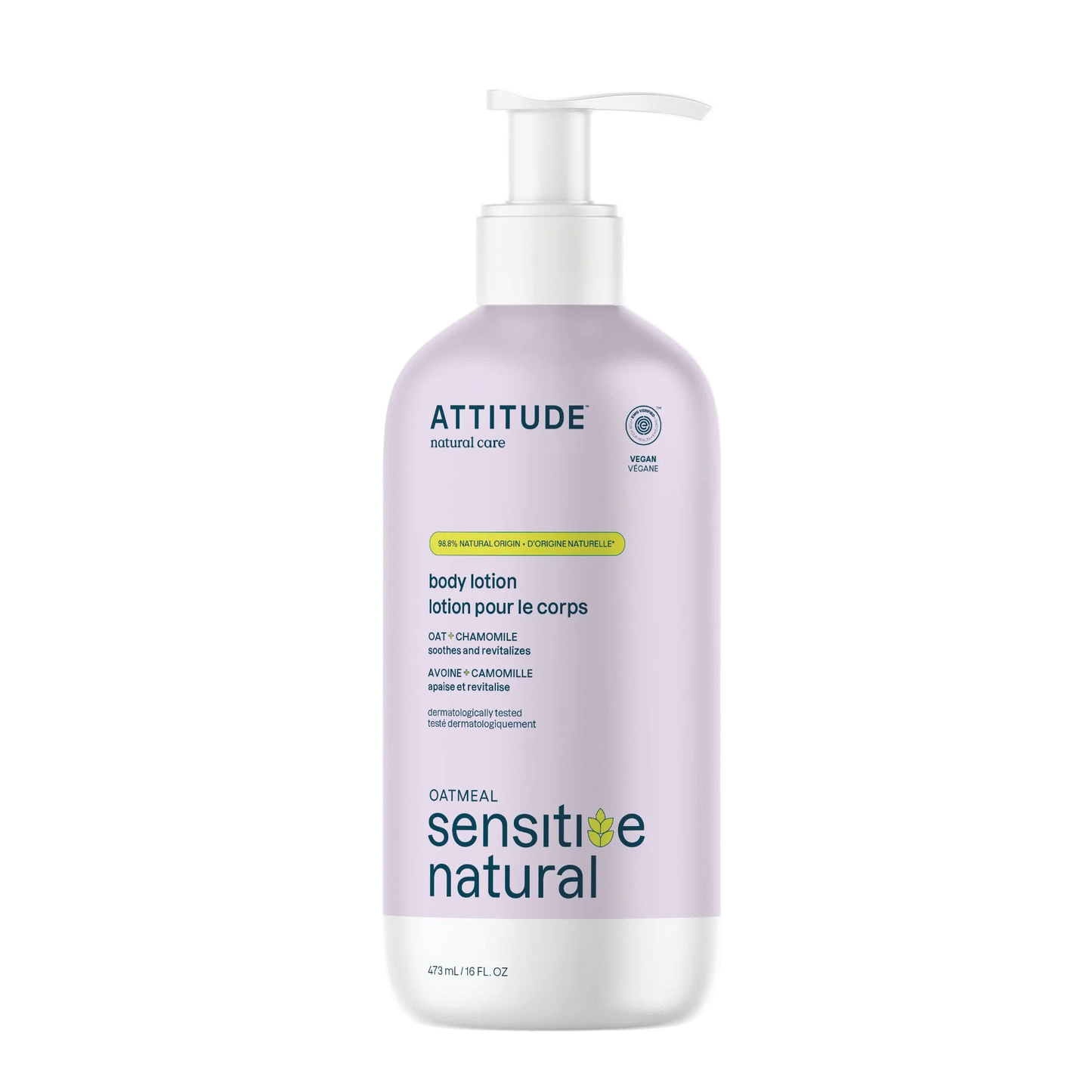 Lotion corps peau sensible - Avoine et Camomille