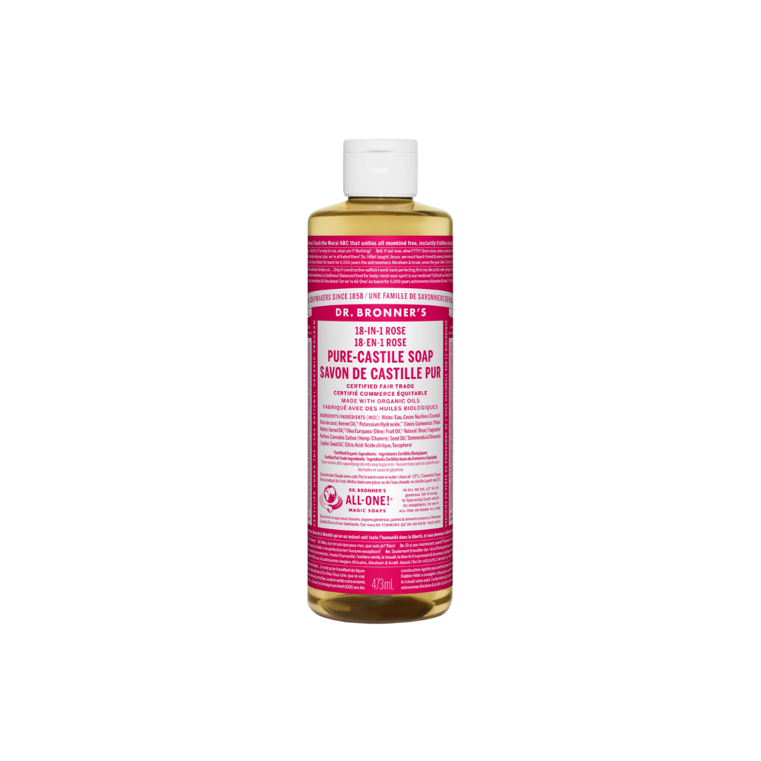 Savon Liquide Pure-Castile à la Rose