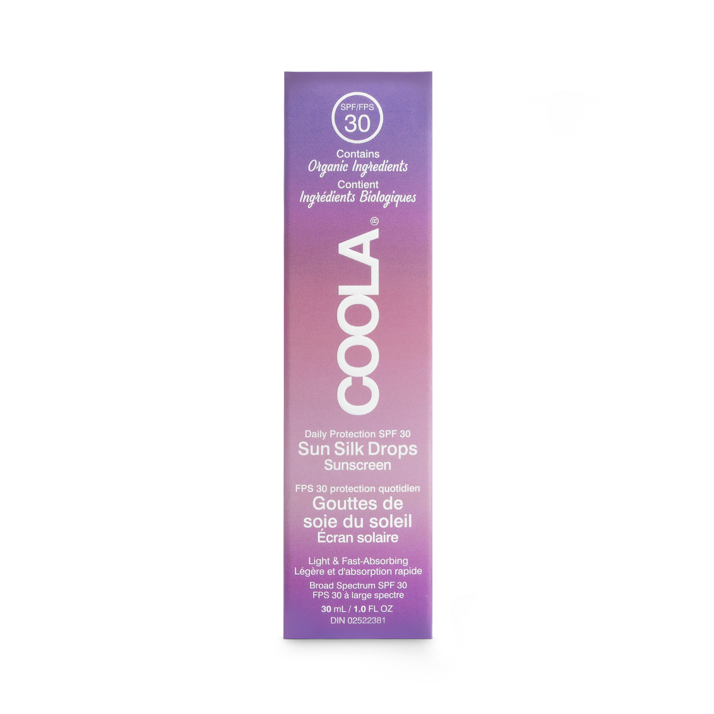 Crème solaire biologique Full Spectrum 360° Sun Silk Drops SPF 30