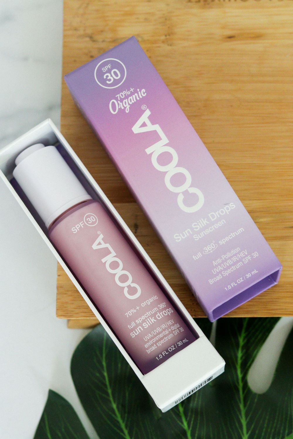 Crème solaire biologique Full Spectrum 360° Sun Silk Drops SPF 30