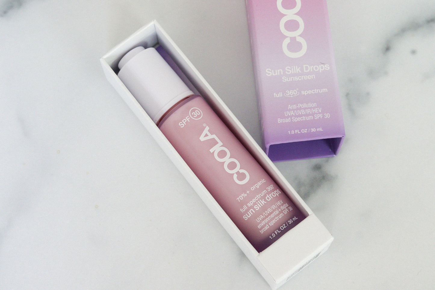 Crème solaire biologique Full Spectrum 360° Sun Silk Drops SPF 30