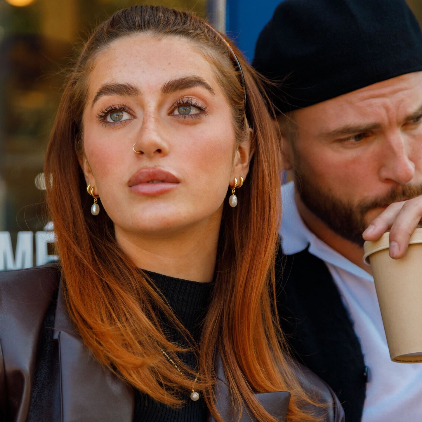 Mini Plain Huggie Earrings