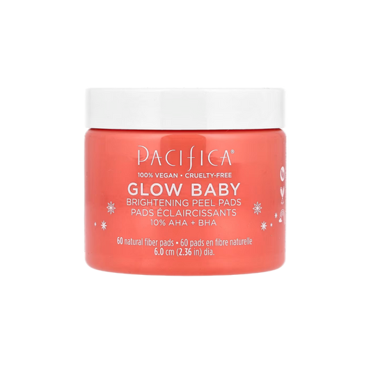 Lingettes exfoliantes éclaircissantes Glow Baby