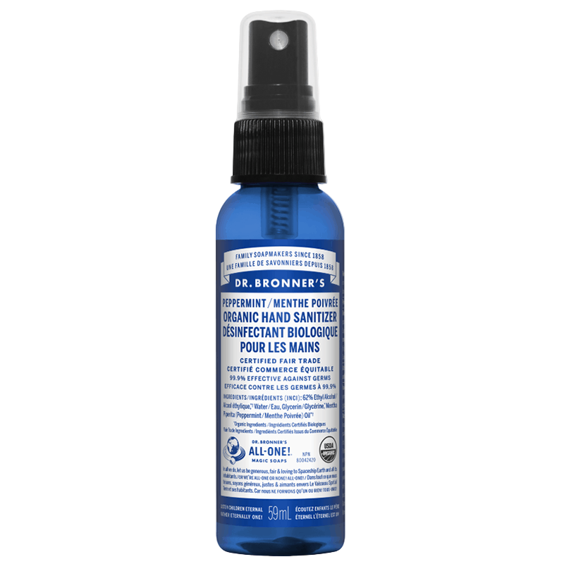 Désinfectant biologique pour les mains Menthe poivrée