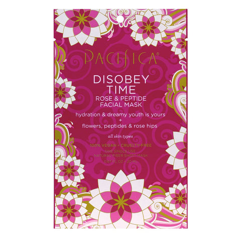Masque en feuille Disobey Time Rose & Peptide